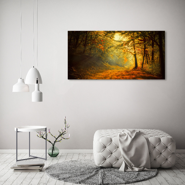 Foto quadro su tela Foresta in autunno