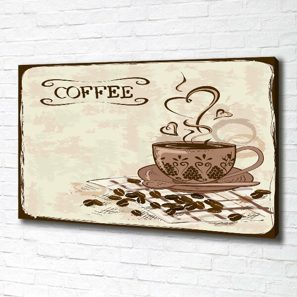 Foto quadro su tela Caffè aromatico