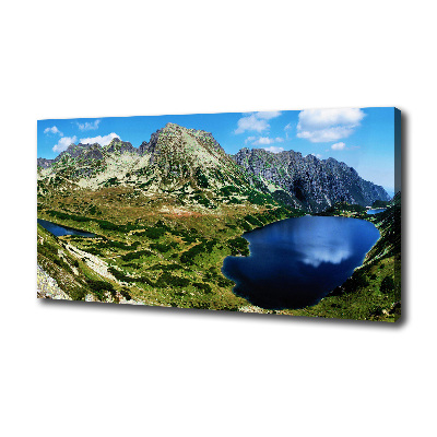 Quadro su tela Una valle tra le montagne