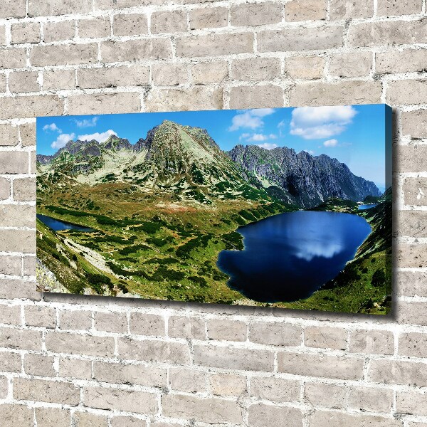 Quadro su tela Una valle tra le montagne