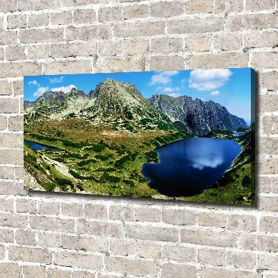 Quadro su tela Una valle tra le montagne