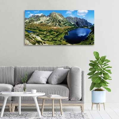 Quadro su tela Una valle tra le montagne