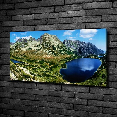 Quadro su tela Una valle tra le montagne