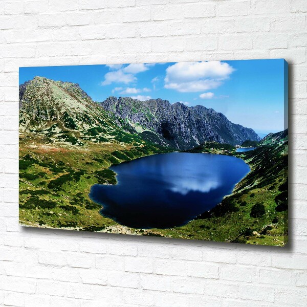 Quadro su tela Una valle tra le montagne