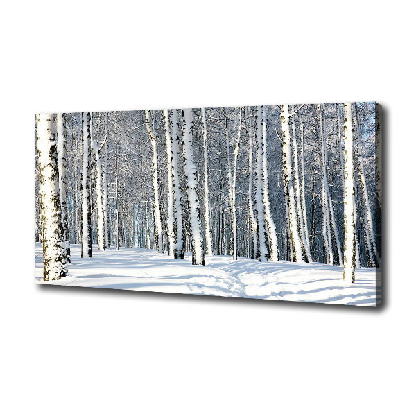 Foto quadro su tela Foresta in inverno