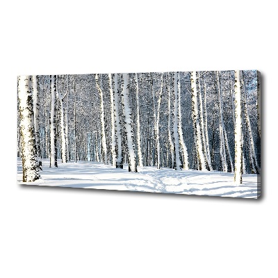 Foto quadro su tela Foresta in inverno