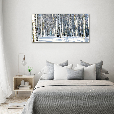 Foto quadro su tela Foresta in inverno