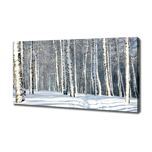 Foto quadro su tela Foresta in inverno