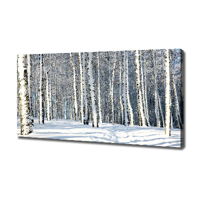 Foto quadro su tela Foresta in inverno