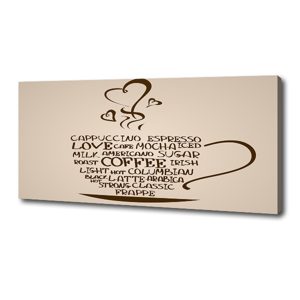 Quadro stampa su tela Una tazza di caffè