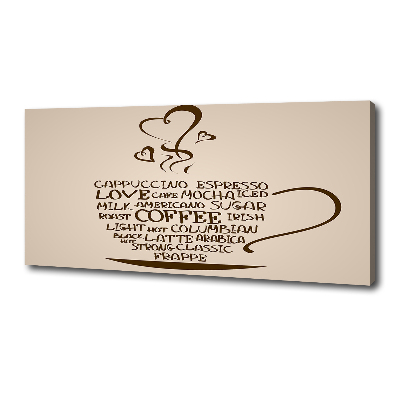 Quadro stampa su tela Una tazza di caffè