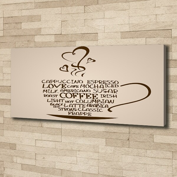 Quadro stampa su tela Una tazza di caffè