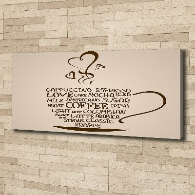 Quadro stampa su tela Una tazza di caffè