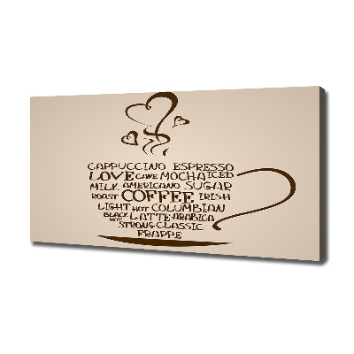 Quadro stampa su tela Una tazza di caffè