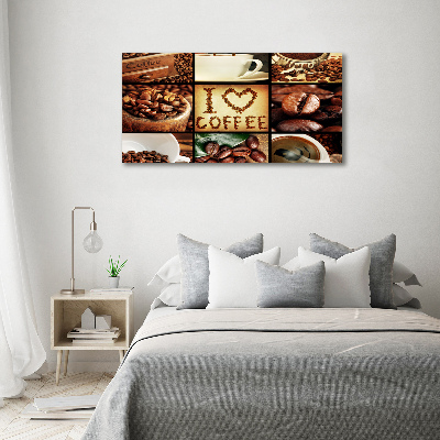 Quadro su tela Collage di caffè