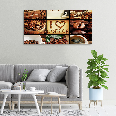 Quadro su tela Collage di caffè
