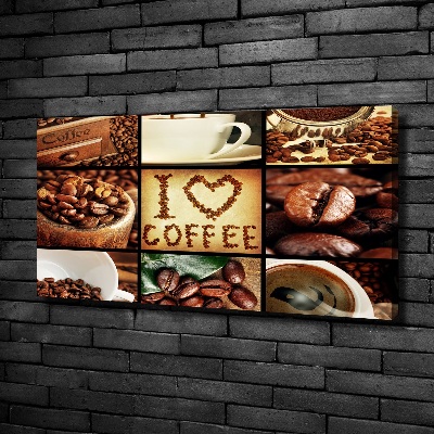 Quadro su tela Collage di caffè