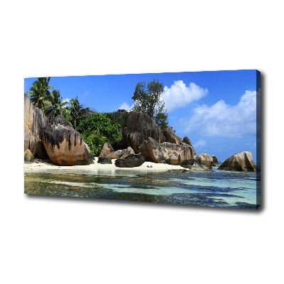 Foto quadro su tela Panorama delle Seychelles