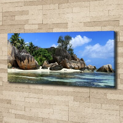 Foto quadro su tela Panorama delle Seychelles