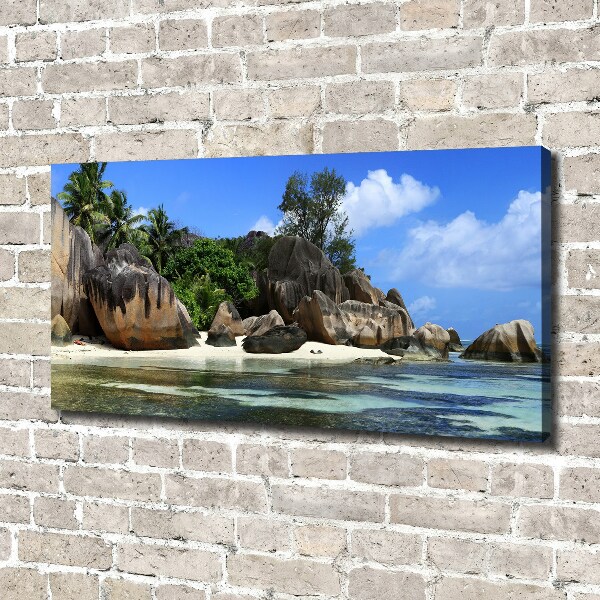 Foto quadro su tela Panorama delle Seychelles