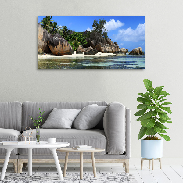Foto quadro su tela Panorama delle Seychelles