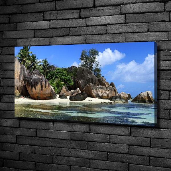 Foto quadro su tela Panorama delle Seychelles