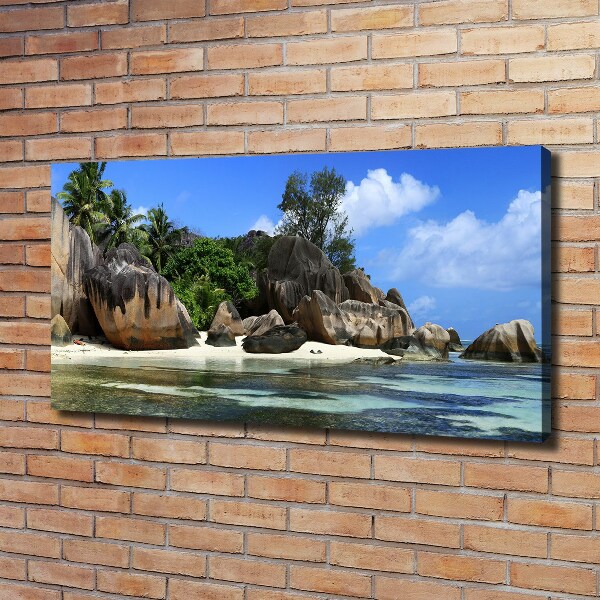 Foto quadro su tela Panorama delle Seychelles