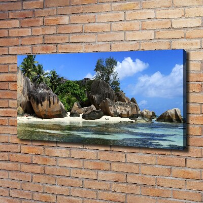Foto quadro su tela Panorama delle Seychelles
