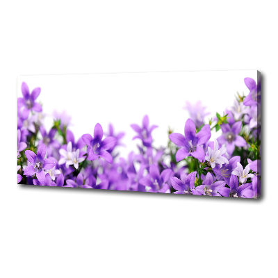 Quadro su tela Campanelle viola