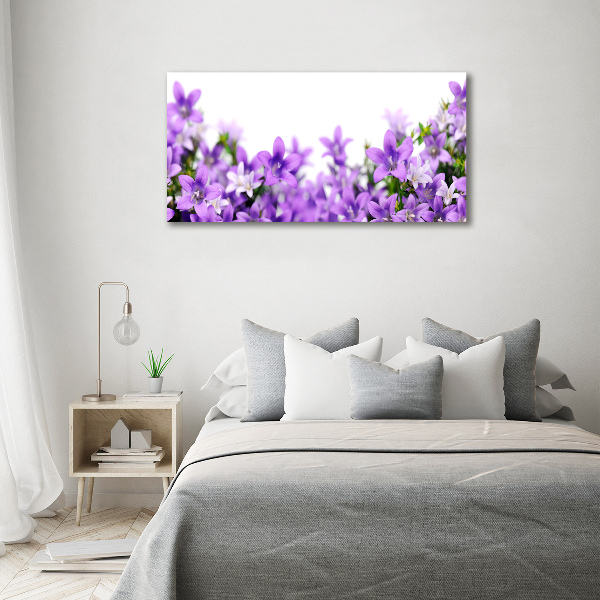 Quadro su tela Campanelle viola