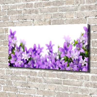 Quadro su tela Campanelle viola