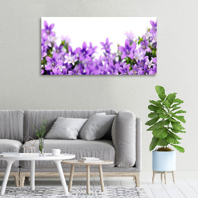 Quadro su tela Campanelle viola