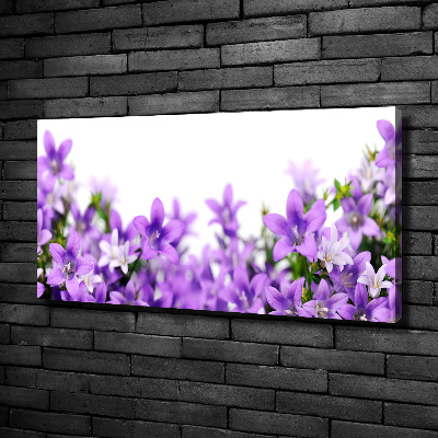 Quadro su tela Campanelle viola