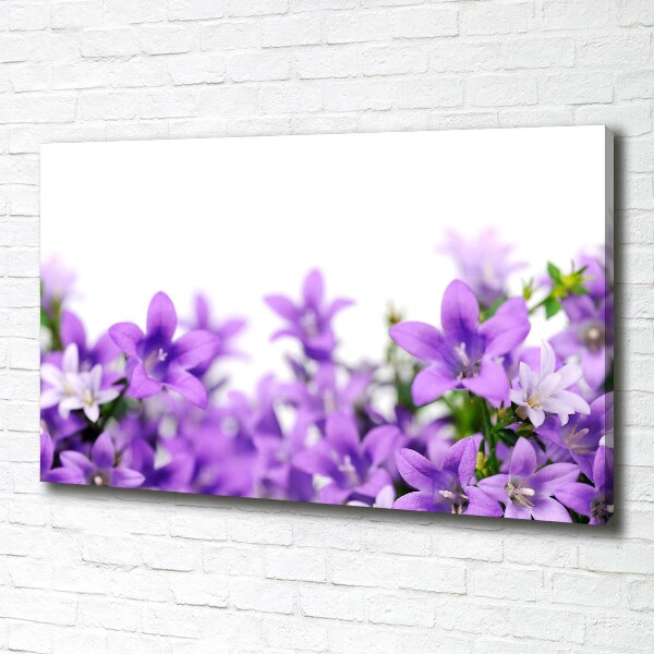 Quadro su tela Campanelle viola