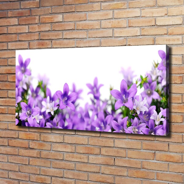 Quadro su tela Campanelle viola