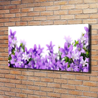 Quadro su tela Campanelle viola