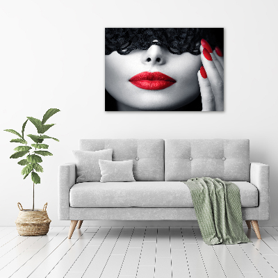 Quadro su tela Maschera di pizzo