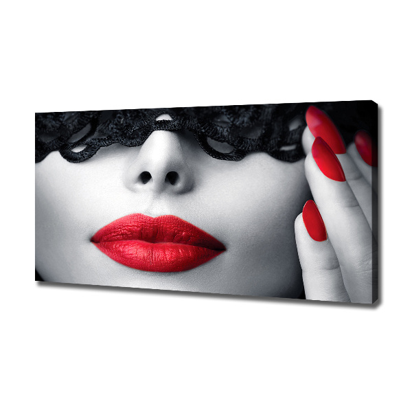 Quadro su tela Maschera di pizzo