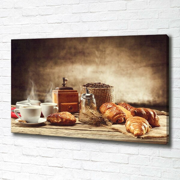 Foto quadro su tela Colazione
