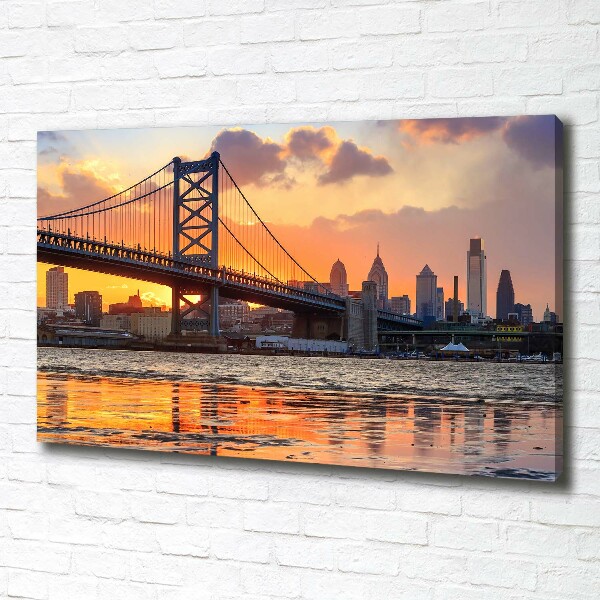Foto quadro su tela Ponte di Filadelfia