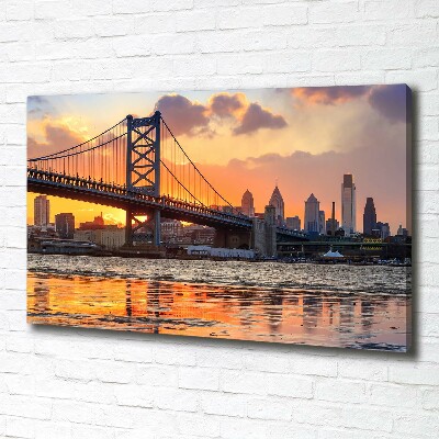 Foto quadro su tela Ponte di Filadelfia