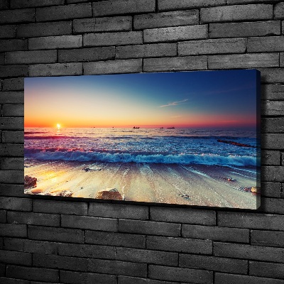 Foto quadro su tela Mare di alba