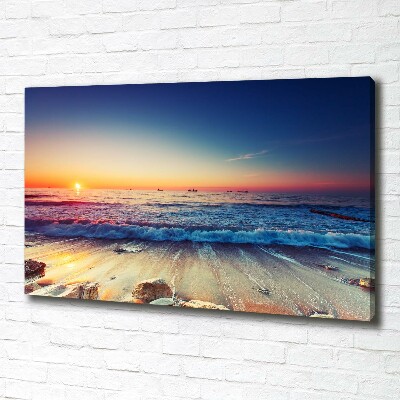 Foto quadro su tela Mare di alba