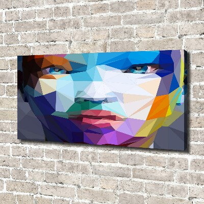 Quadro stampa su tela Donna astratta