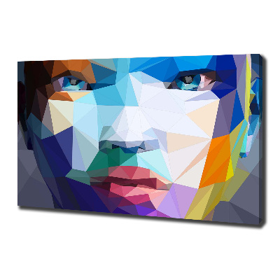 Quadro stampa su tela Donna astratta