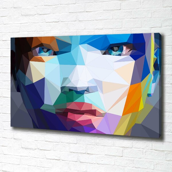 Quadro stampa su tela Donna astratta