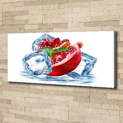 Quadro stampa su tela Melograno con ghiaccio