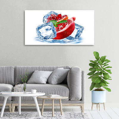 Quadro stampa su tela Melograno con ghiaccio