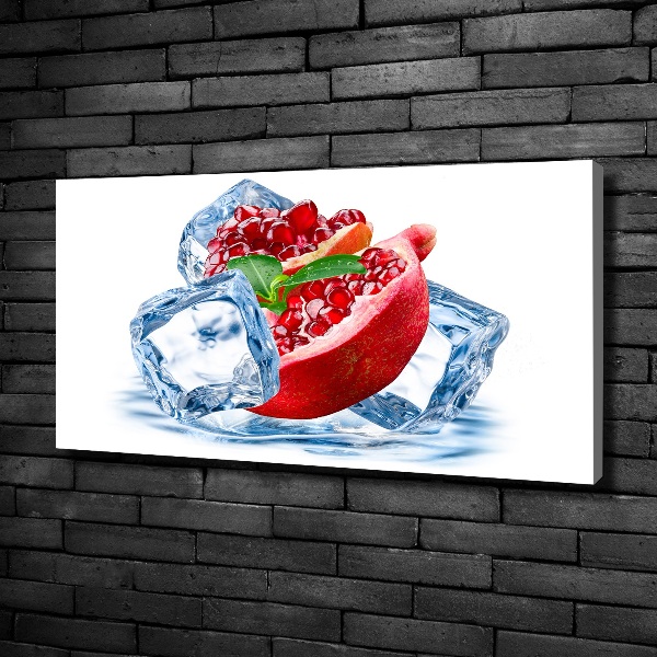 Quadro stampa su tela Melograno con ghiaccio