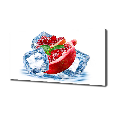 Quadro stampa su tela Melograno con ghiaccio